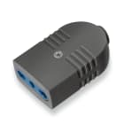 SCAME PARRE SPA - SCA104.4013/N-SF PRESA SERIE AZZURRA 2P+T 16A NERA SFUSA