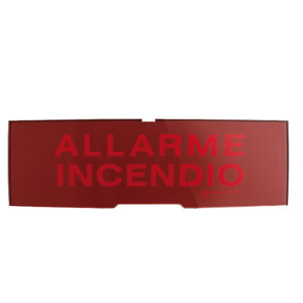 NOTIFIER ITALIA SR - NOTP-PAN1-P-ALI-R PELL.ALLARME INCENDIO FONDO ROSSO