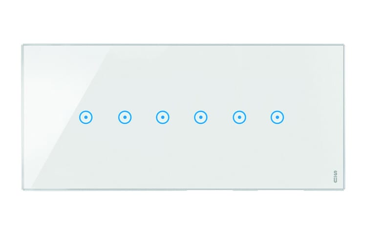 URMET SPA - UTD14066.BN PLACCA S/TOUCH 6 I/P 6M BIANCO