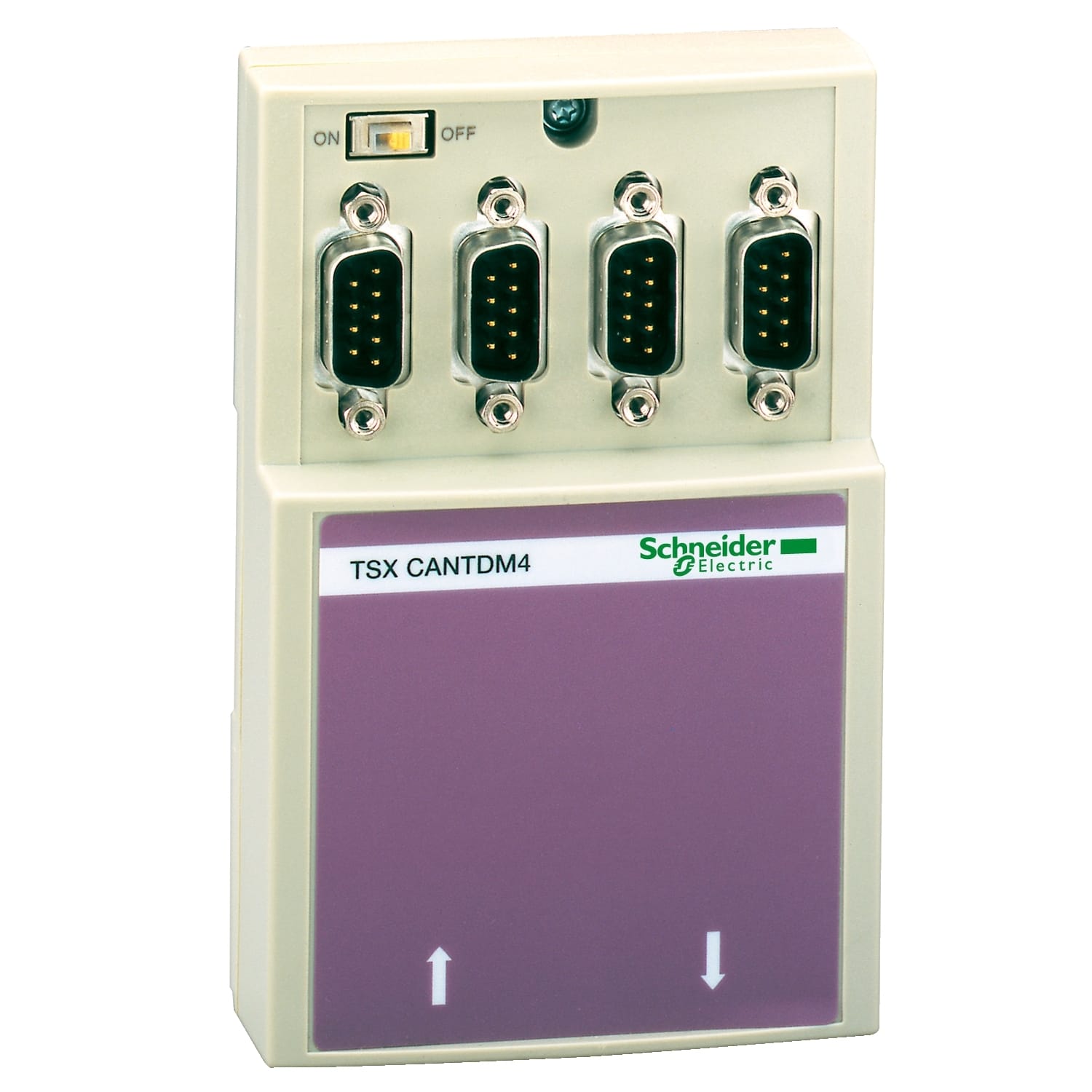 SCHNEIDER ELECTRIC - SNRTSXCANTDM4 SCATOLA DERIVAZIONE CANOPEN 4CON SUBD9 M