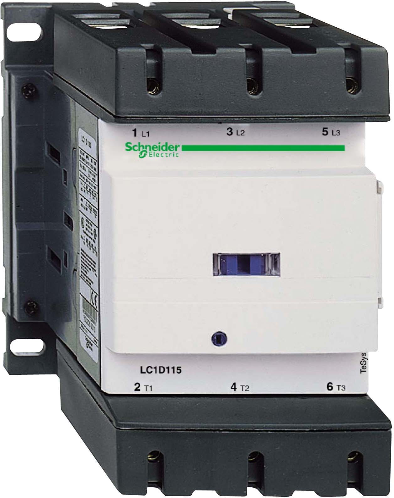 SCHNEIDER ELECTRIC - SNRLC1D150R7 Contattore TeSys LC1D - 3 poli - AC3 440V 150 A - 440V AC