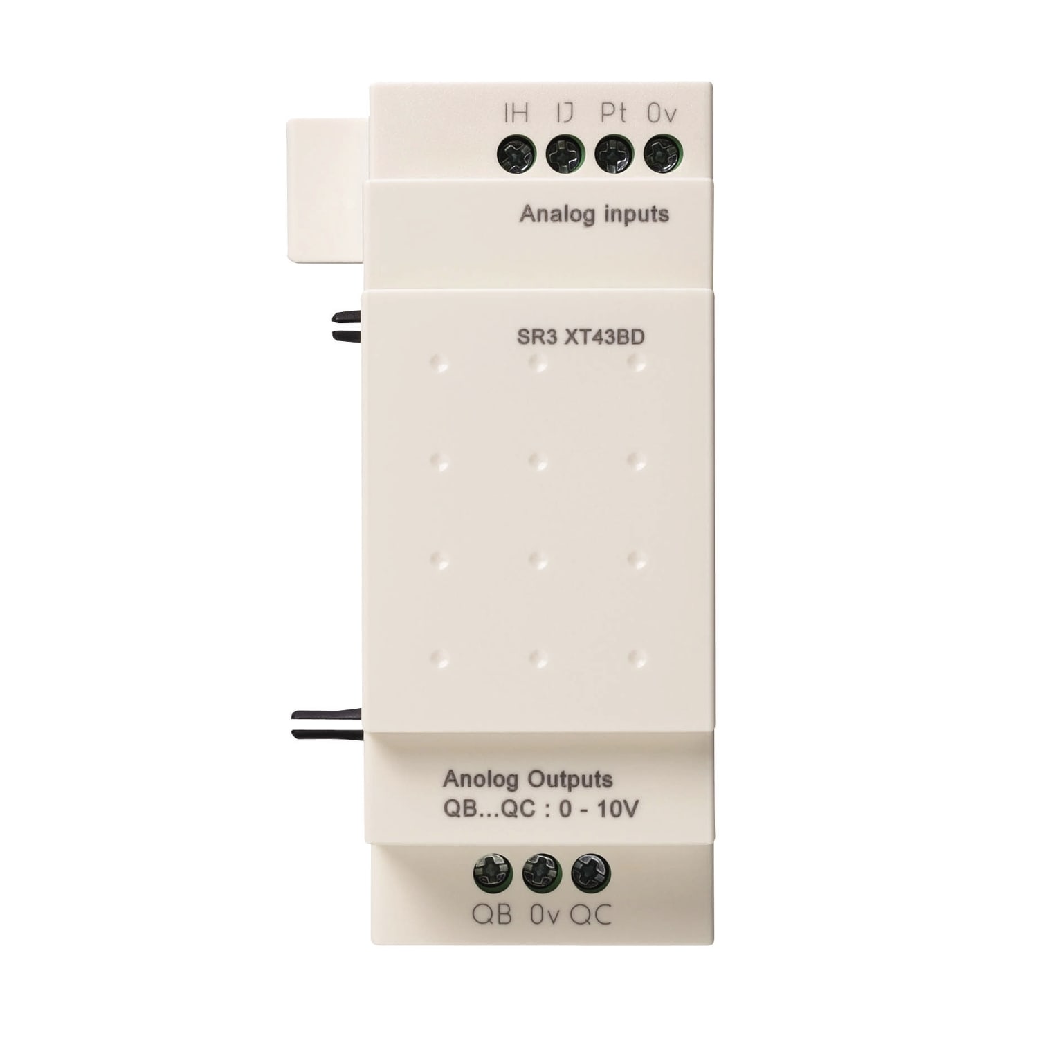SCHNEIDER ELECTRIC - SNRSR3XT43BD Modulo espansione I/O analogico - 4 I/O - 24 V CC - Per Zelio Logic