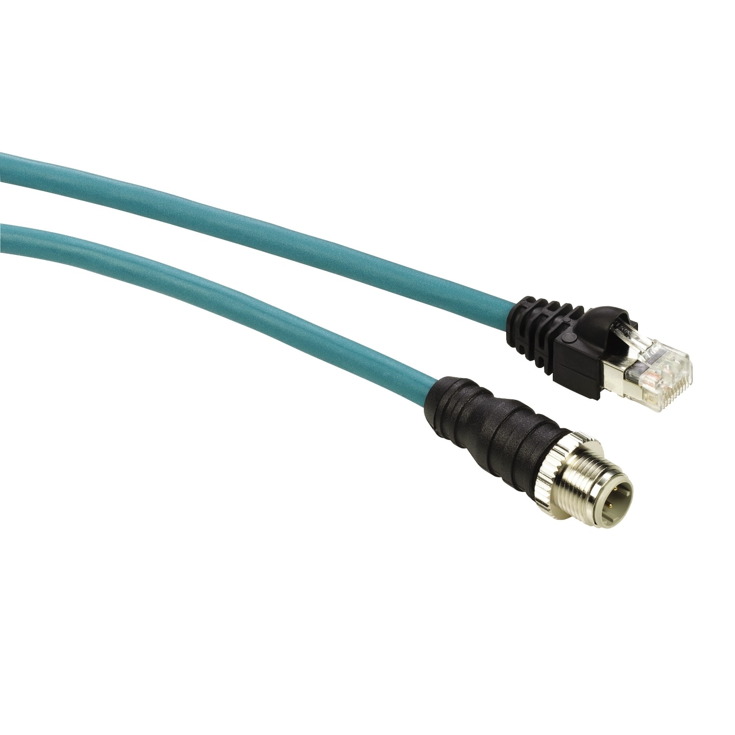 SCHNEIDER ELECTRIC - SNRTCSECL1M3M3S2 Cavo Ethernet ConneXium - Connettore M12 - Connettore RJ45 - IP67 - 3 m