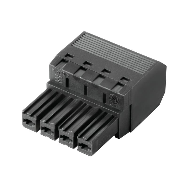 WEIDMULLER - WEI1060410000 BVF 7.62HP/04/180 SN BK BX