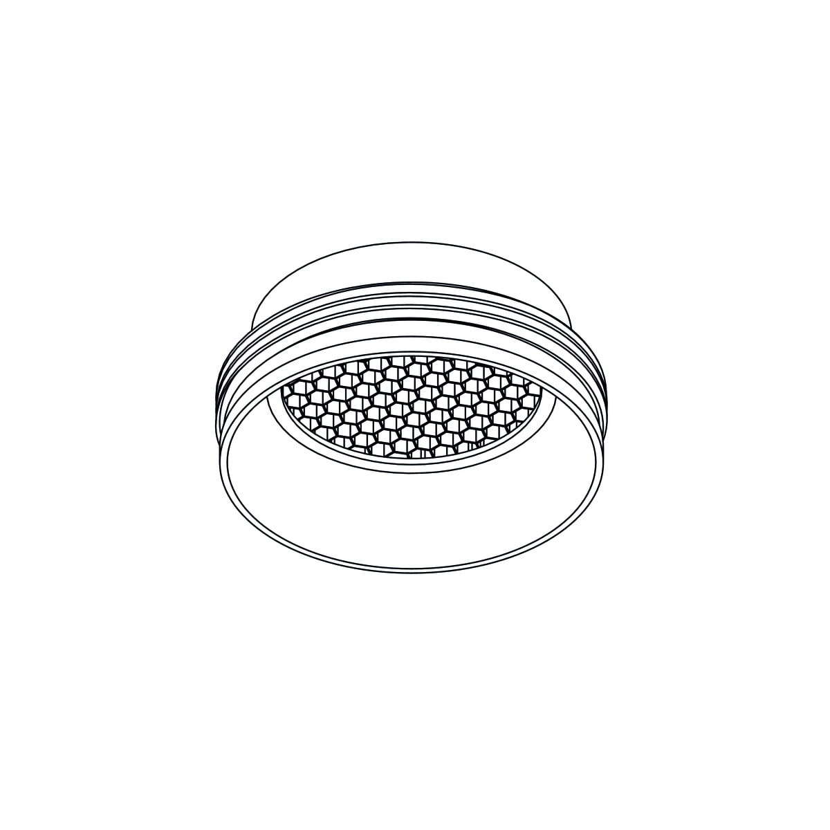 NOVALUX SRL - NOX106111.02 DALI: HONEYCOMB PER 20W