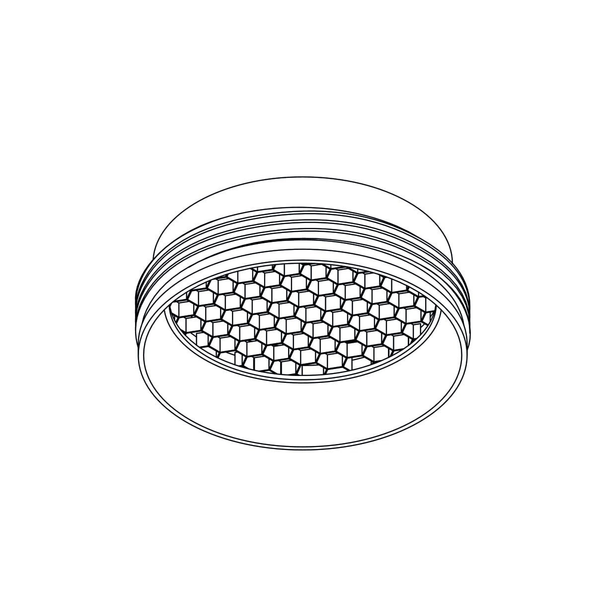 NOVALUX SRL - NOX106112.02 DALI: HONEYCOMB PER 30W