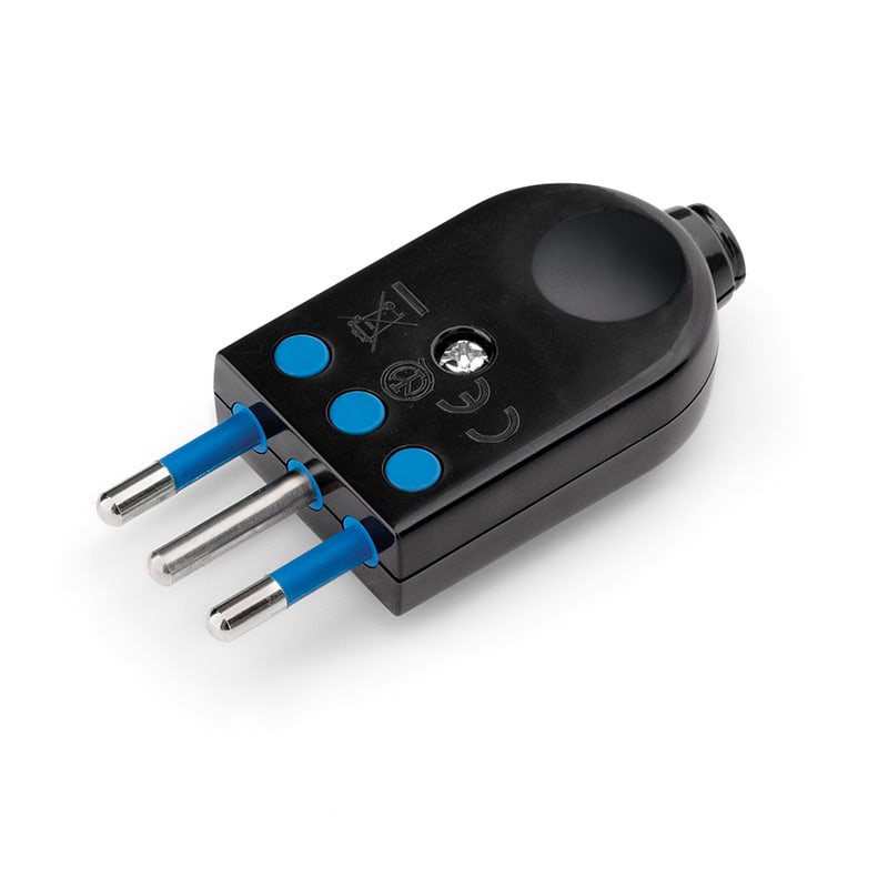 SCAME PARRE SPA - SCA106.3002/N SPINA BLUELINE ORIENTABILE 2P+T 10A NERA