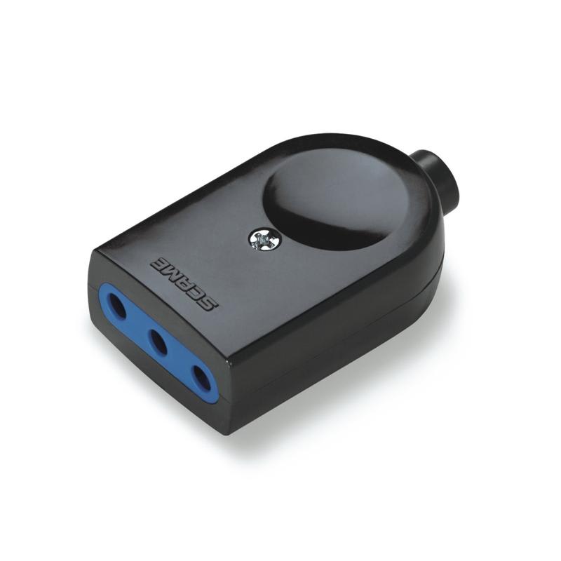 SCAME PARRE SPA - SCA106.3011/N PRESA BLUELINE 2P+T 10A NERA