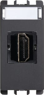 URMET SPA - UTD10450 PRESA HDMI ANTR. 1 MODULO