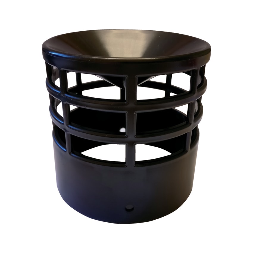 FERRARI - FER107035 GRIGLIA SCARICO FUMI PVC NERO D.80