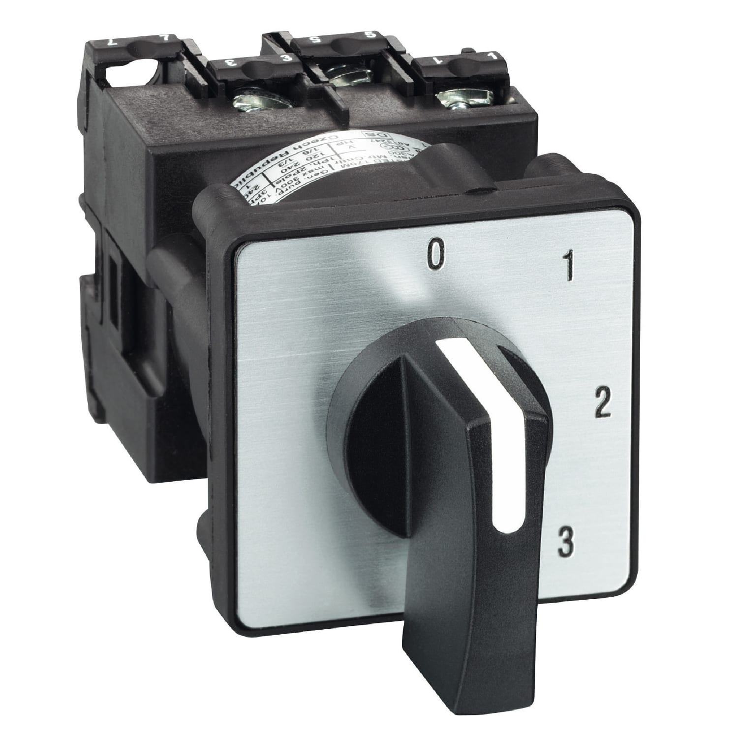 SCHNEIDER ELECTRIC - SNRK1C003QLH COMMUTATORE COMPLETO 12A 3 POS.+ 0 1P