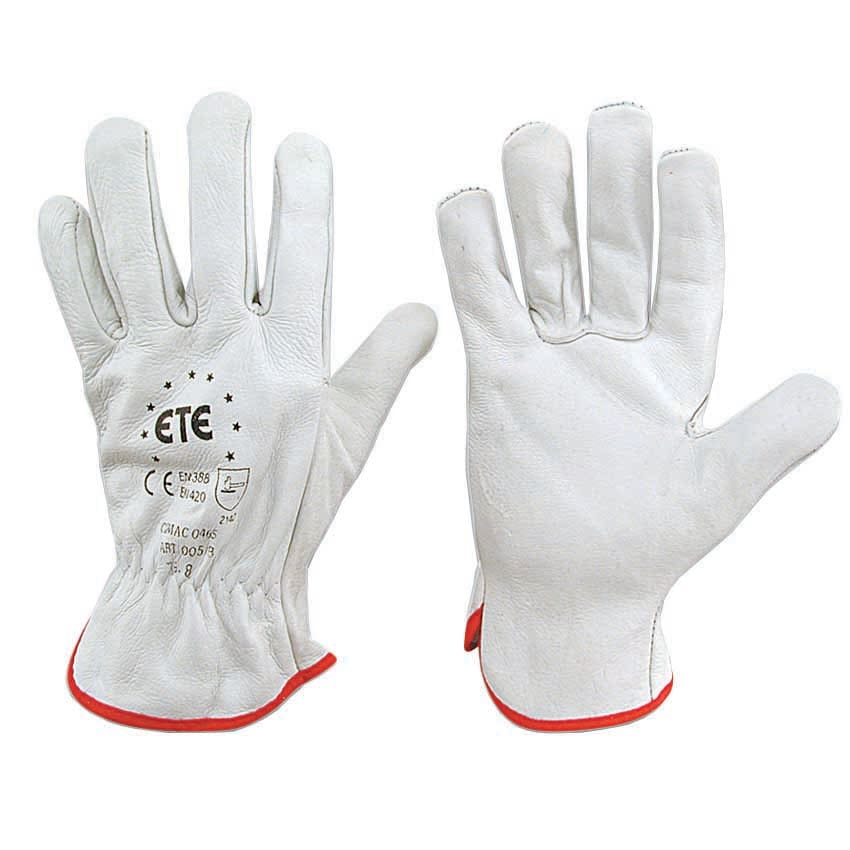 FERRARI - FER10.800/1 COPPIA DI GUANTI FIORE BIANCO TG.9