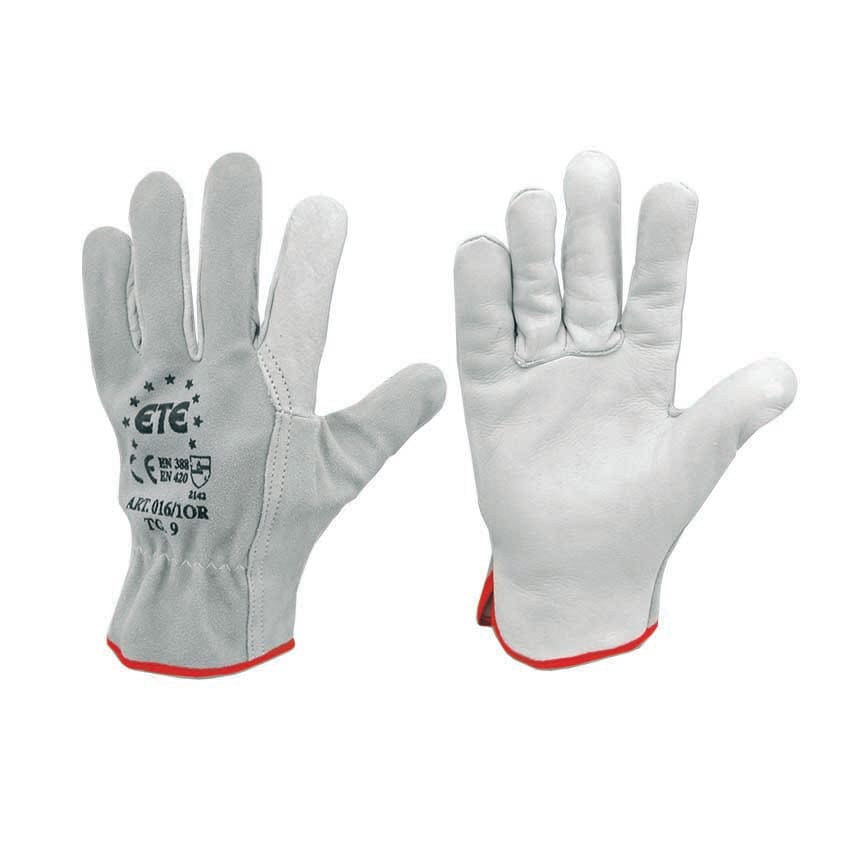 FERRARI - FER10.805/1 COPPIA DI GUANTI FIO.BIA.DORSO CROSTA 9