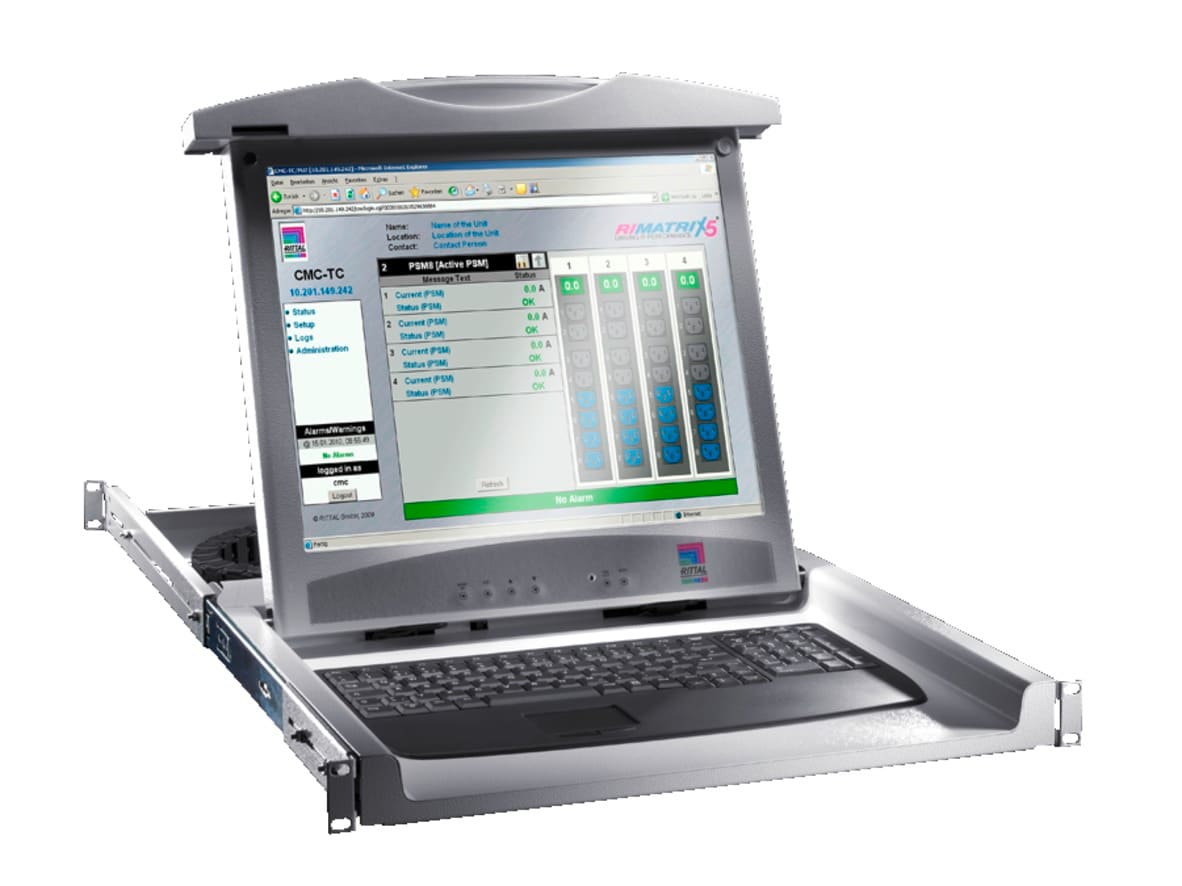 RITTAL SPA - RIT9055412 MTE MONITOR 17 RAL 9005 / INGLESE