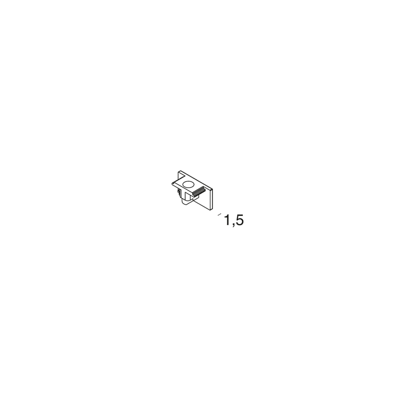 NOVALUX SPA - NOX108422.02 T-48 MINI: TESTATA DI CHIUSURA PC NERA