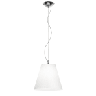 ROSSINI - RSS10850-20 SOSPENSIONE CROMO/VETRO BIANCO SATINATO E27 IP20 25CM