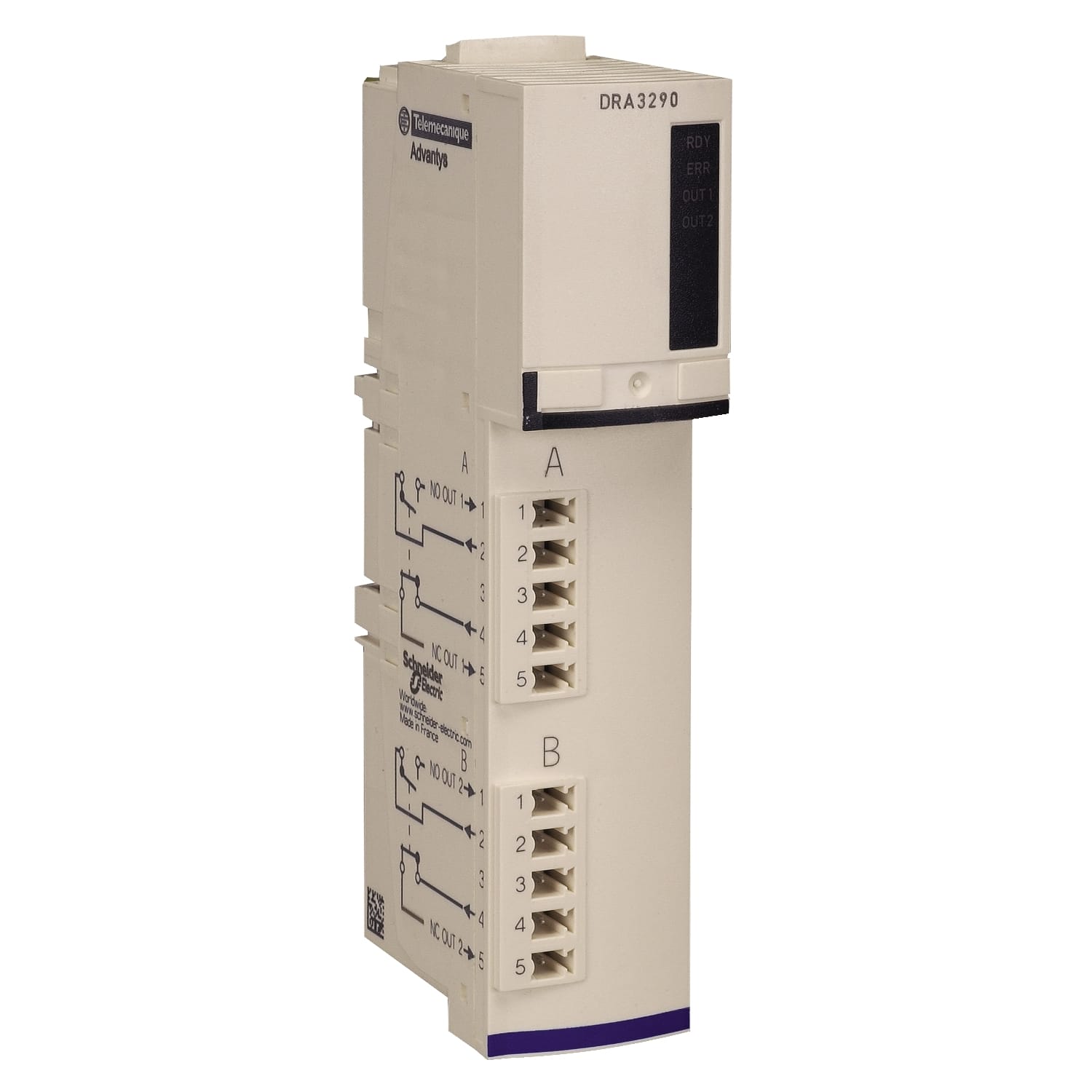 SCHNEIDER ELECTRIC - SNRSTBDRA3290K KIT MOD+CONN+BASE 2PT 7A 24V