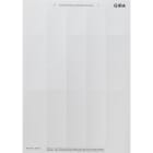 GIRA - GIR109000 FOGLIO DICITURE 38 X 54 MM