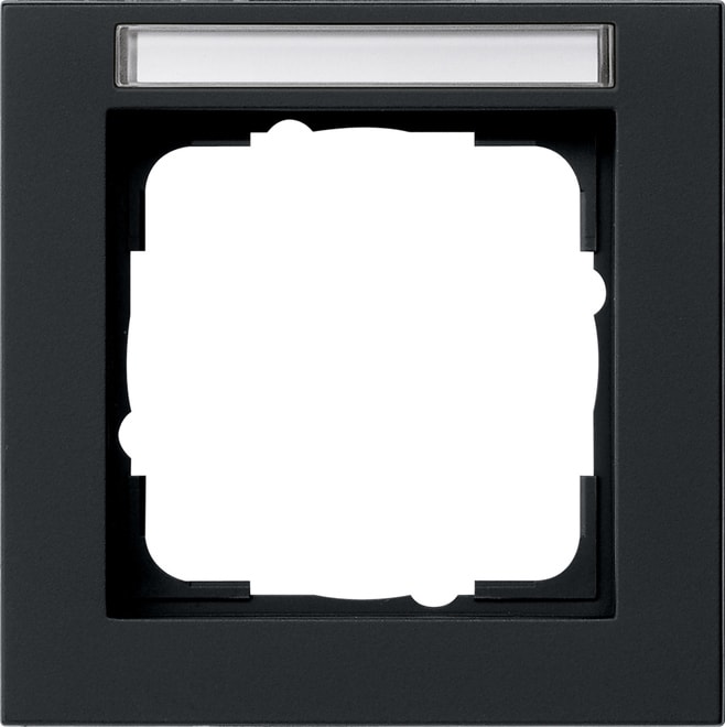 GIRA - GIR109109 PLACCA 1X CT GIRA E2 NERO O