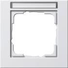 GIRA - GIR109122 PLACCA 1-M CT GIRA E2 BNC PURO S