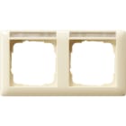 GIRA - GIR109201 PLACCA 2-M ORIZZ. CT GIRA STANDARD 55 BN