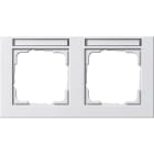 GIRA - GIR109222 PLACCA 2-M ORIZZ. CT GIRA E2 BNC PURO S