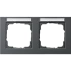 GIRA - GGI109223 PLACCA 2-M ORIZZ. CT
