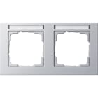 GIRA - GIR109225 PLACCA 2-M ORIZZ. CT