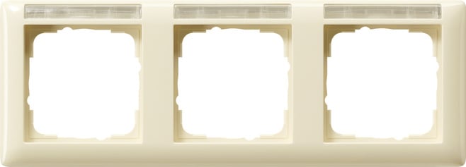 GIRA - GGI109301 PLACCA 3-M ORIZZ. CT GIRA STANDARD 55 BN
