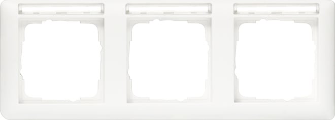 GIRA - GIR109303 PLACCA 3-M ORIZZ. CT GIRA STANDARD 55 BN