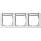 GIRA - GGI109322 PLACCA 3-M ORIZZ. CT GIRA E2 BNC PURO S
