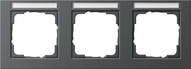 GIRA - GIR109323 PLACCA 3-M ORIZZ. CT