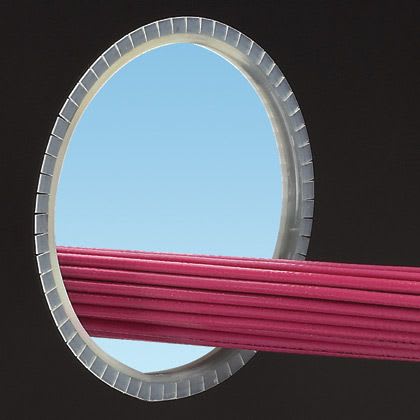 PANDUIT - PANGEE144FR-CY SLOTTED GROMMET EDGING, .144 THICKNESS,