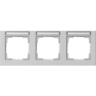 GIRA - GGI109337 PLACCA 3-M ORIZZ. CT GIRA E2 GRIGIO O