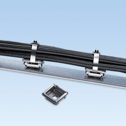 PANDUIT - PANMTM2H-Q SUPPORTO A DUE VIE IN ACCIAIO INOX, UN F