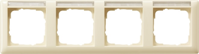 GIRA - GIR109401 PLACCA 4-M CT ORIZZ. CT GIRA STANDARD 55