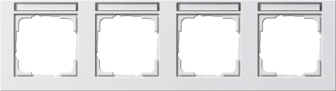 GIRA - GGI109422 PLACCA 4-M ORIZZ. CT