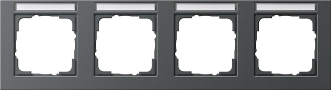 GIRA - GIR109423 PLACCA 4-M CT ORIZZ. CT