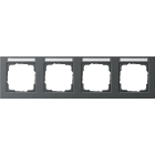 GIRA - GIR109423 PLACCA 4-M CT ORIZZ. CT