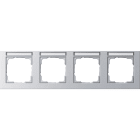 GIRA - GGI109425 PLACCA 4-M ORIZZ. CT
