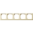 GIRA - GGI109501 PLACCA 5-M ORIZZ. CT SYSTEM 55 BNC CREMA