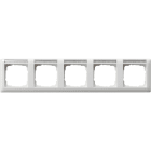 GIRA - GIR109503 PLACCA 5-M ORIZZ. CT SYSTEM 55 BNC PURO