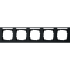 GIRA - GGI109509 PLACCA 5-M ORIZZ. CT GIRA E2 NERO O