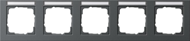 GIRA - GGI109523 PLACCA 5-M ORIZZ. CT
