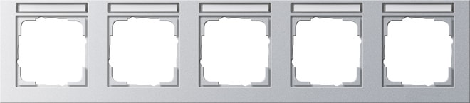 GIRA - GIR109525 PLACCA 5-M ORIZZ. CT