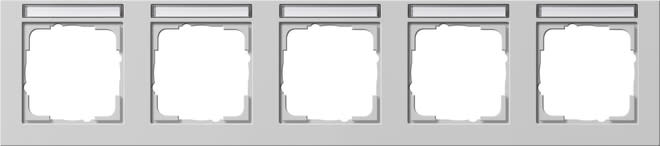 GIRA - GIR109537 PLACCA 5-M ORIZZ. CT