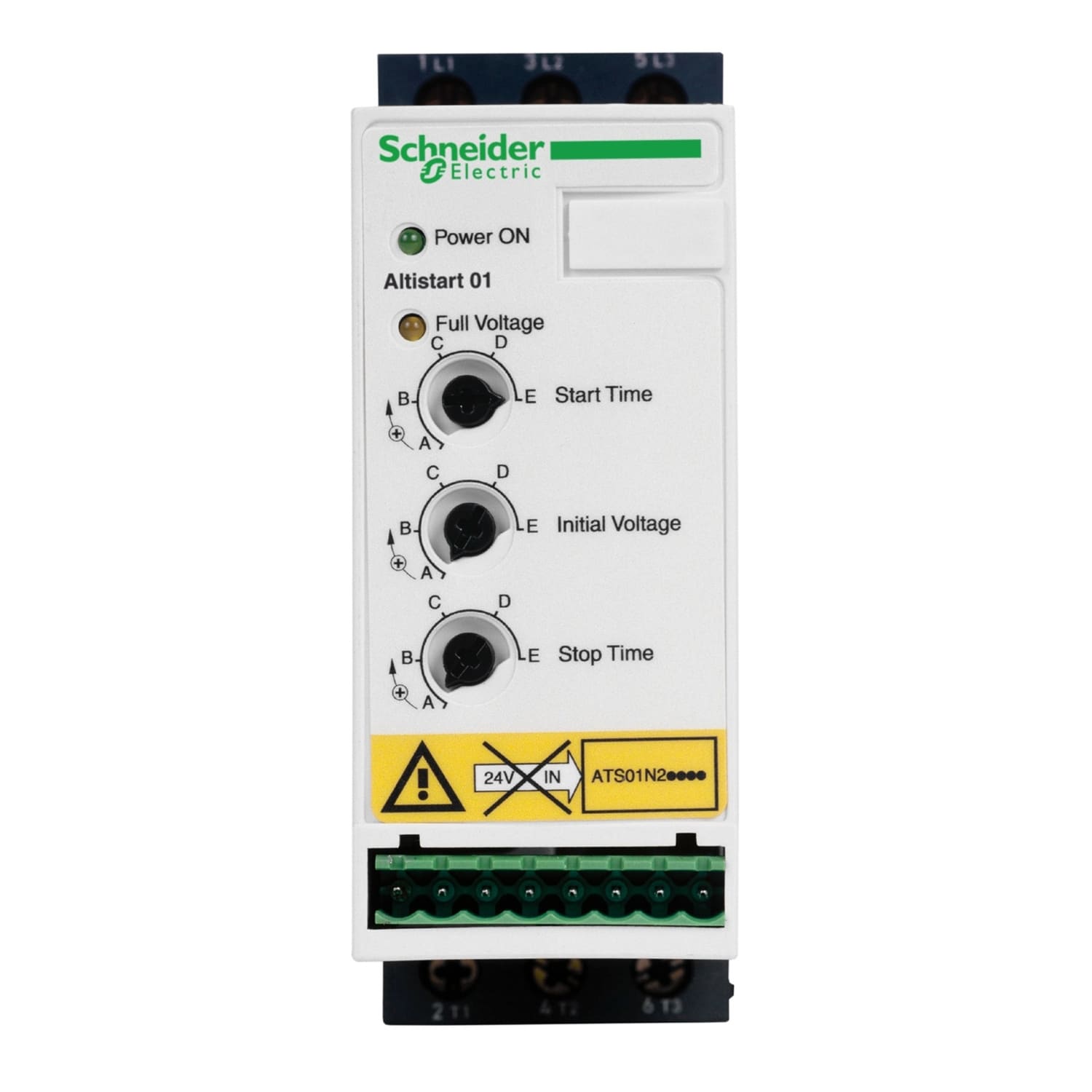 SCHNEIDER ELECTRIC - SNRATS01N206LU Avviatore statico per motore asincrono - ATS01 - 6 A - 200..240 V - 0,75..1,1 KW