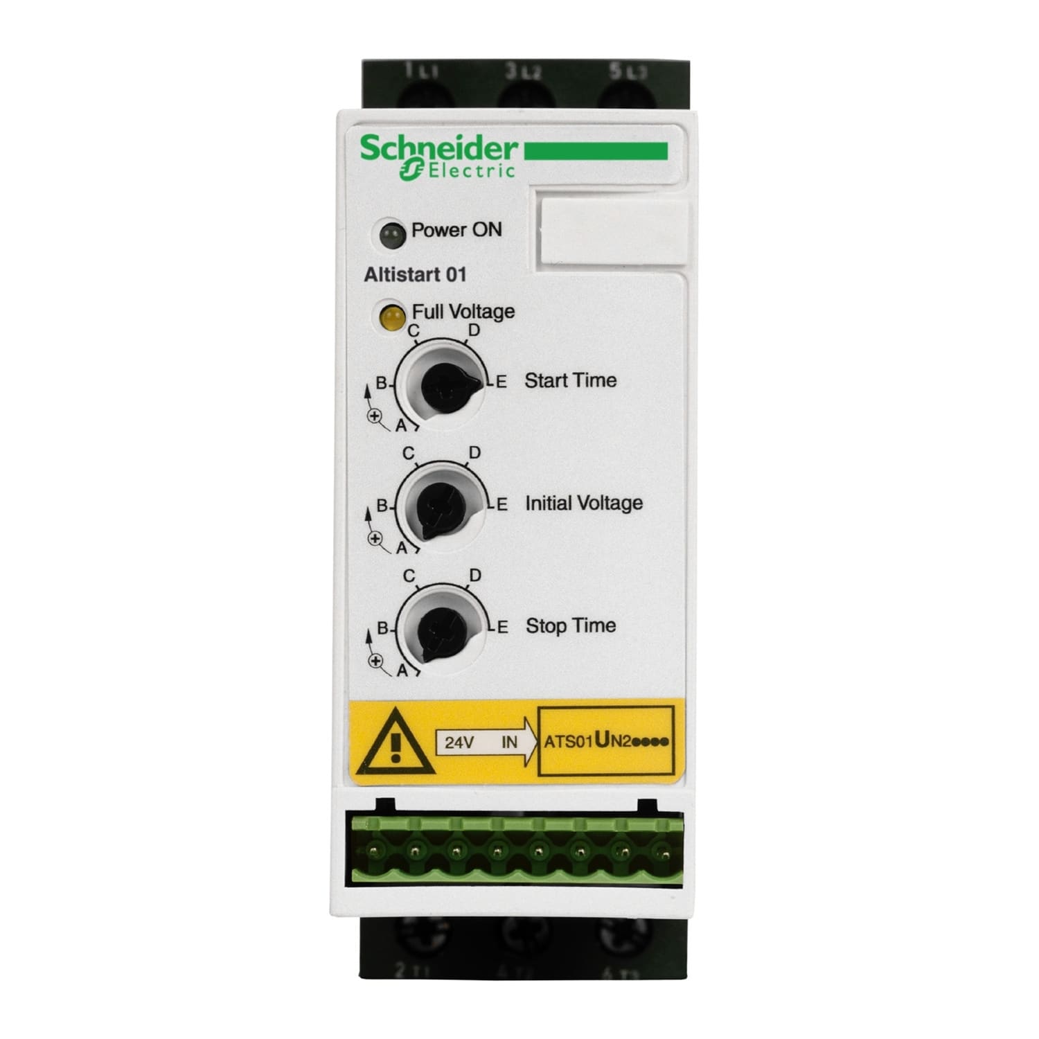SCHNEIDER ELECTRIC - SNRATSU01N209LT Avviatore statico per motore asincrono - ATSU01 - 9A - 200...480V - 1.5...4 KW