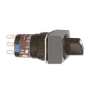 SCHNEIDER ELECTRIC - SNRXB6ECD222P Selettore nero Ø16 - LEVA- 2 posizioni - 2NC/NO