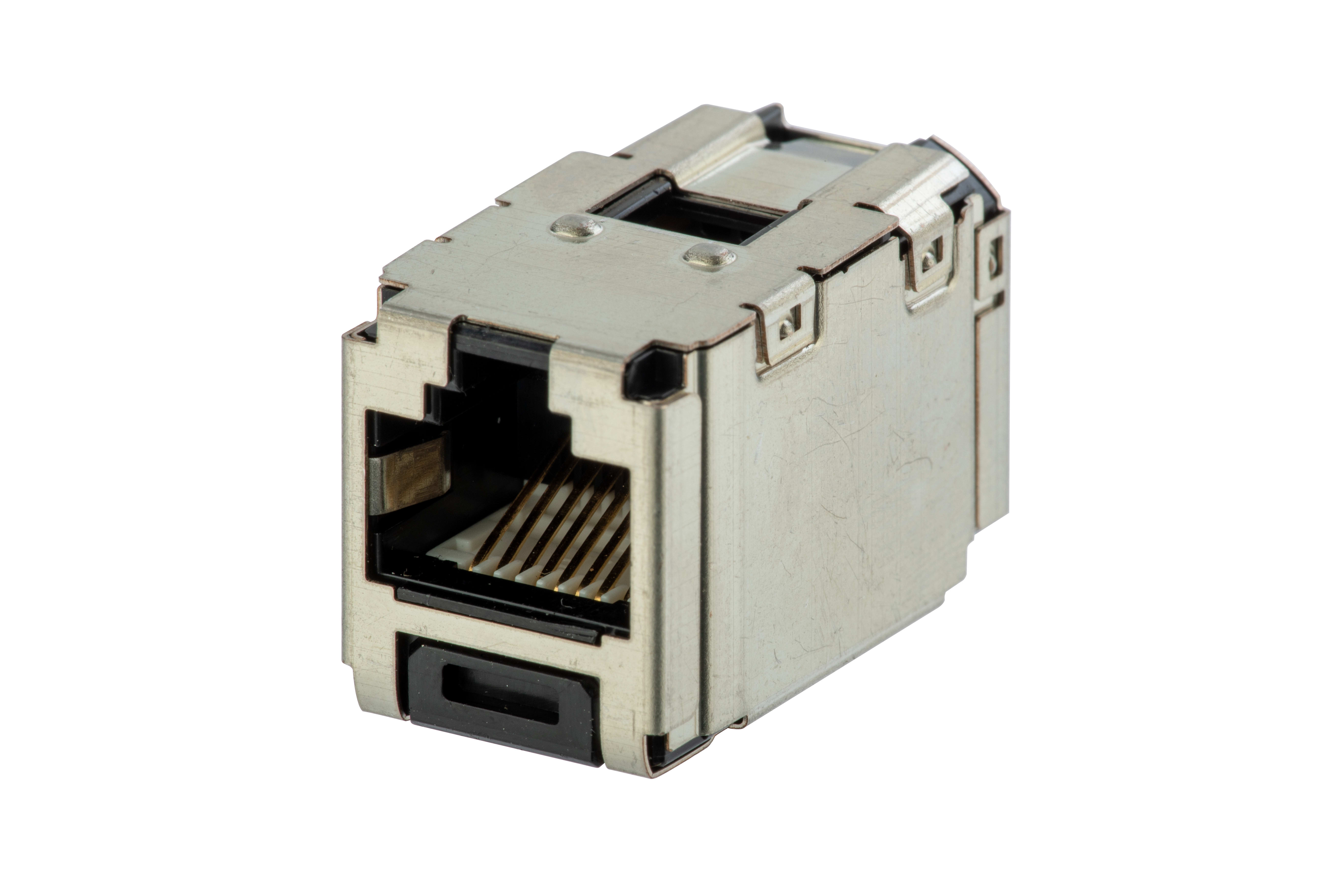 PANDUIT - PANCCS6X88BL THE PAN-NET CAT 6A STP RJ45 JACK MODULE